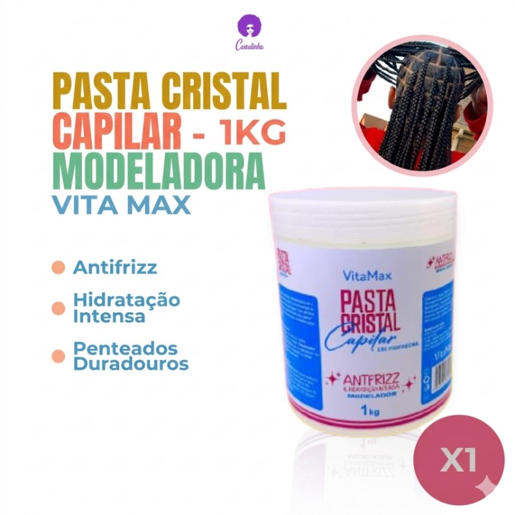 PASTA MODELADORA VITA MAX 1Kg USO PROFISSIONAL