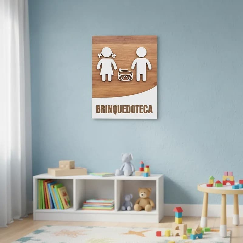 Placa De Sinalização | Brinquedoteca