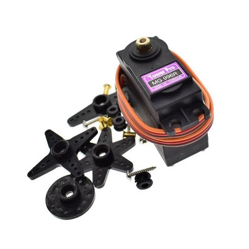 Servo Motor Mg996 Metal Towerpro 13kgs Alto Torque 90° 9,4kgf.cm Com Engrenagens Metálicas