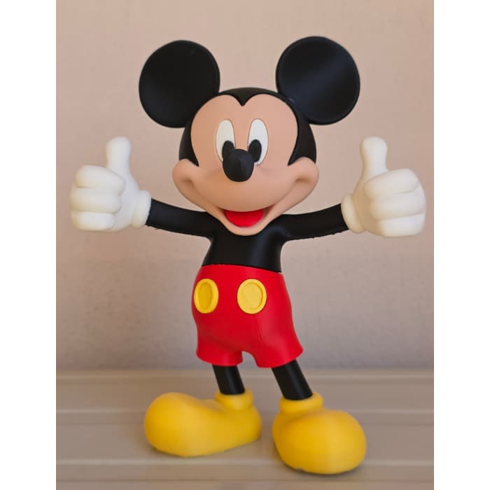 Boneco Mickey 21CM Disney Decoração Infantil Personagem Colecionável