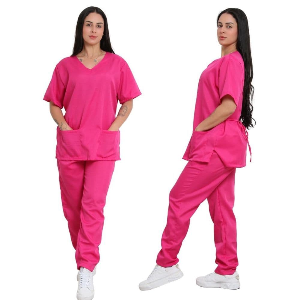Conjunto Pijama Scrub Cirúrgico Hospitalar de Oxford Unissex