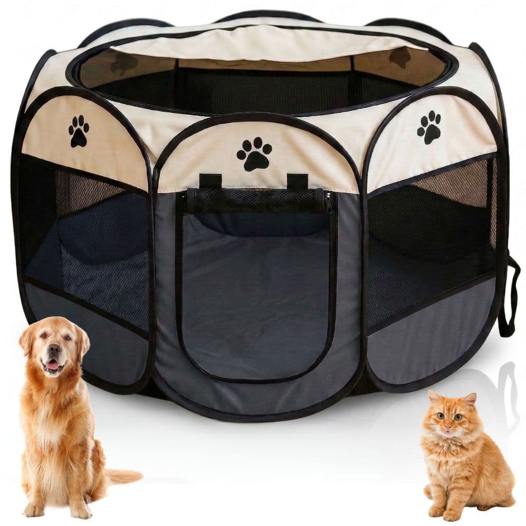 Casinha Cachorro Gato Cercadinho Pet Conforto Portátil