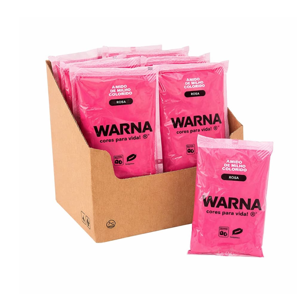Kit Pó Colorido Original para Chá de Revelação Rosa c/ 5 pacotes de 100g cada ideal para Balão ou Escapamento de Moto