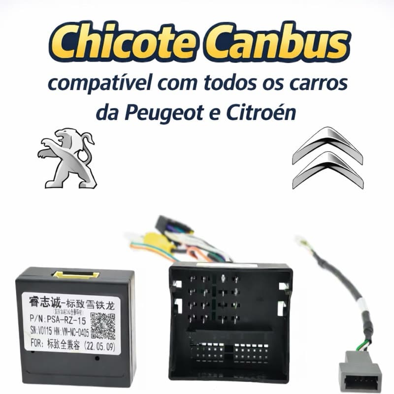 Chicote Adaptador CANBUS Peugeot & Citroën – RAISE Plug & Play