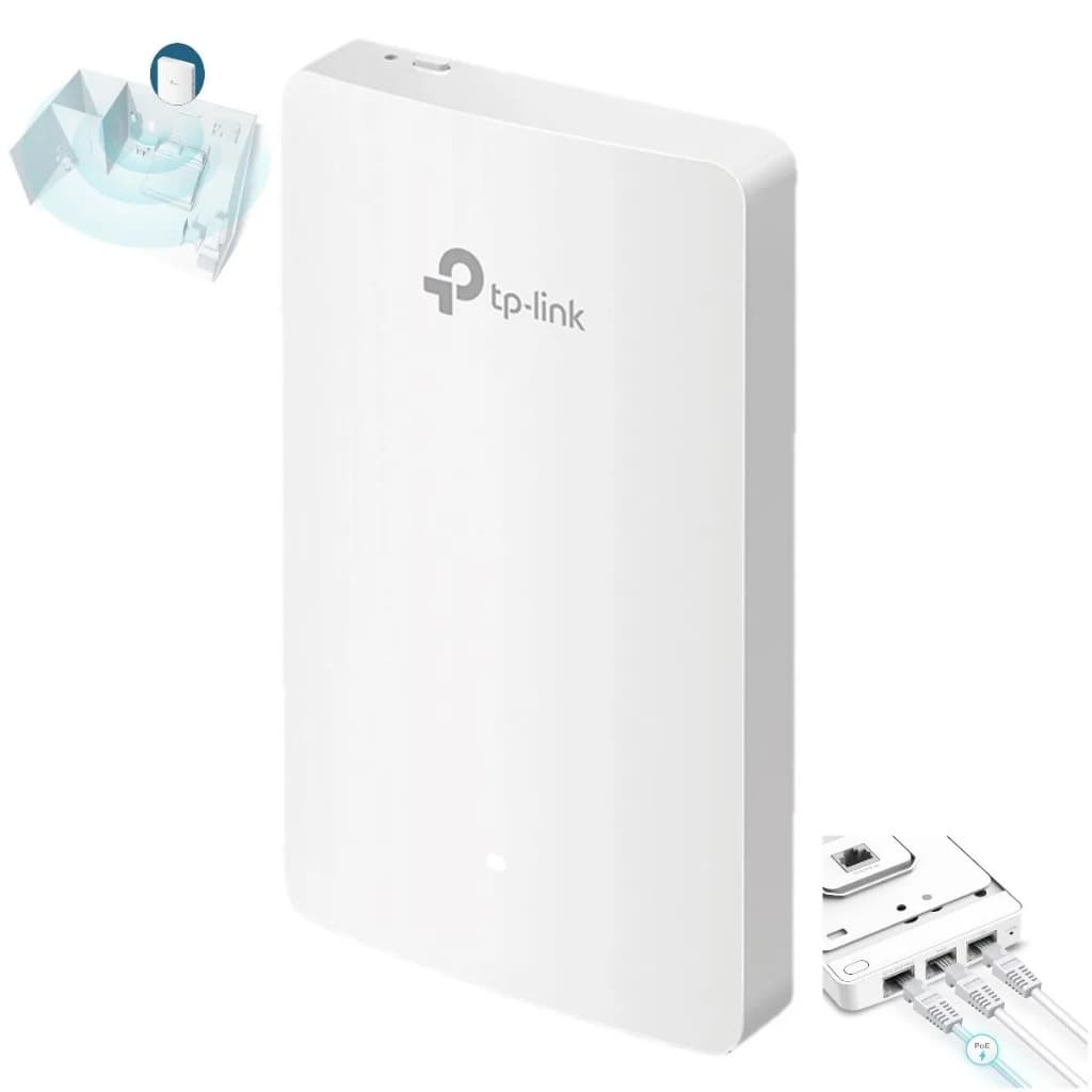 TP-Link Omada EAP235-Wall Access Point Wi-Fi 5 Dual Band AC1200 de Parede
