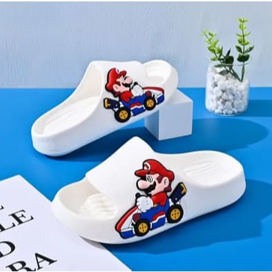 Chinelo Infantil Super Mario Bross Classico Modelo Confort Premium Slide
