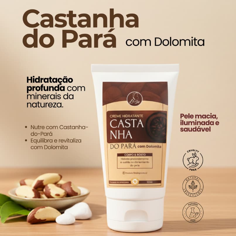 Hidratante de Castanha do Pará – Lili Belle Cosméticos 150ml