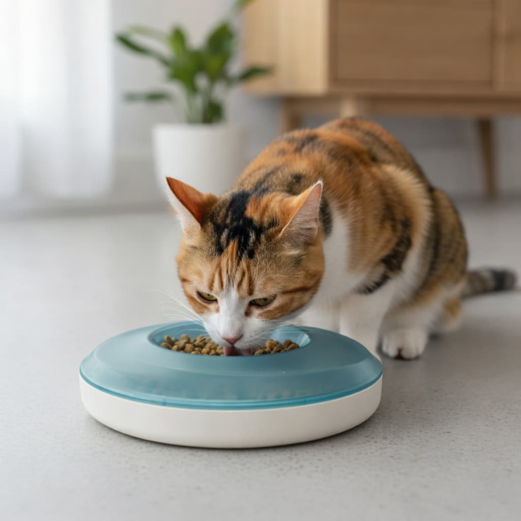 Comedouro Lento Inteligente Smart Bowl Antiobesidade Antiengasgo Tigela para Ração Cães Gatos Azul Vermelho Cinza