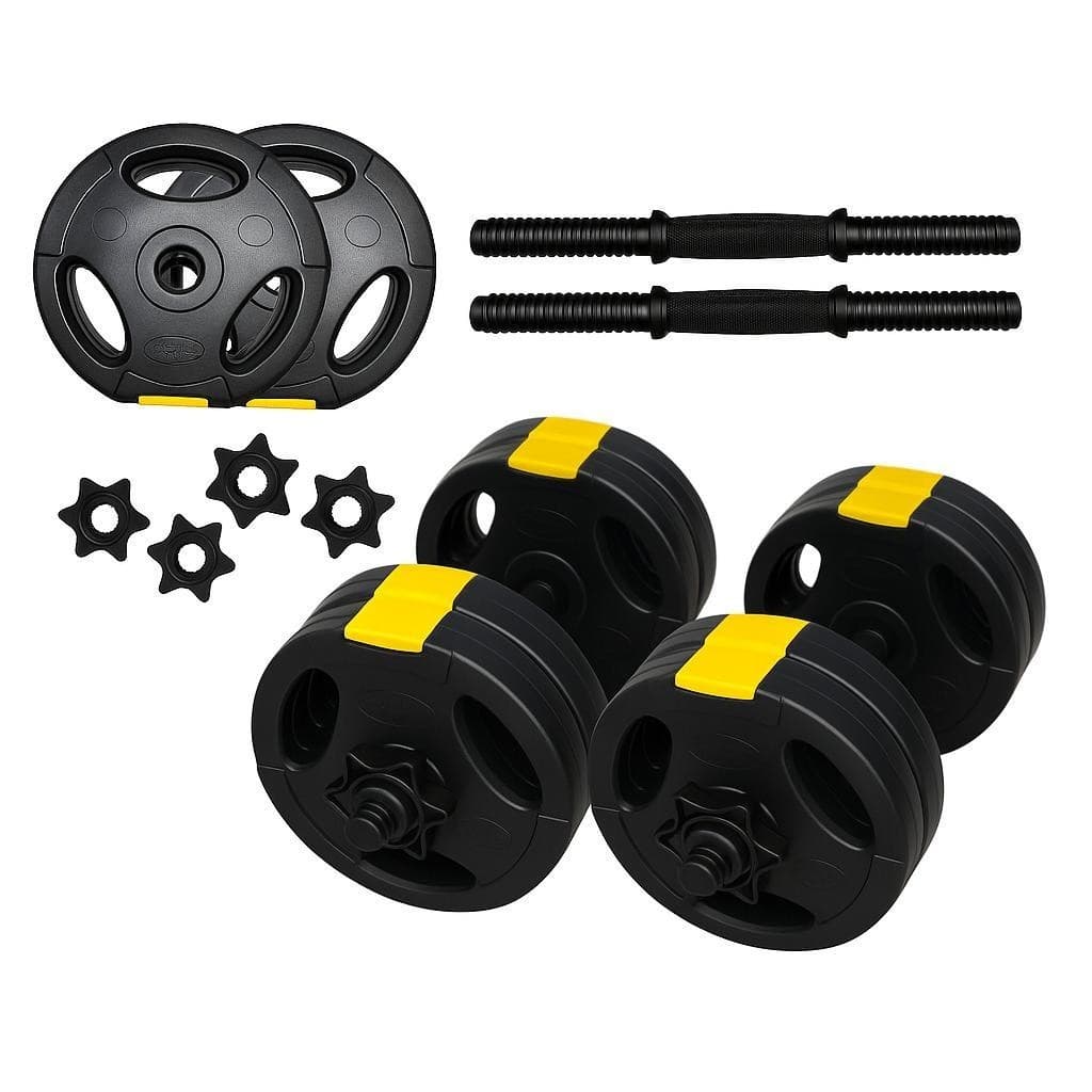 Kit Halteres Ajustáveis até 10kg Ahead Sports para Musculação Treino em Casa