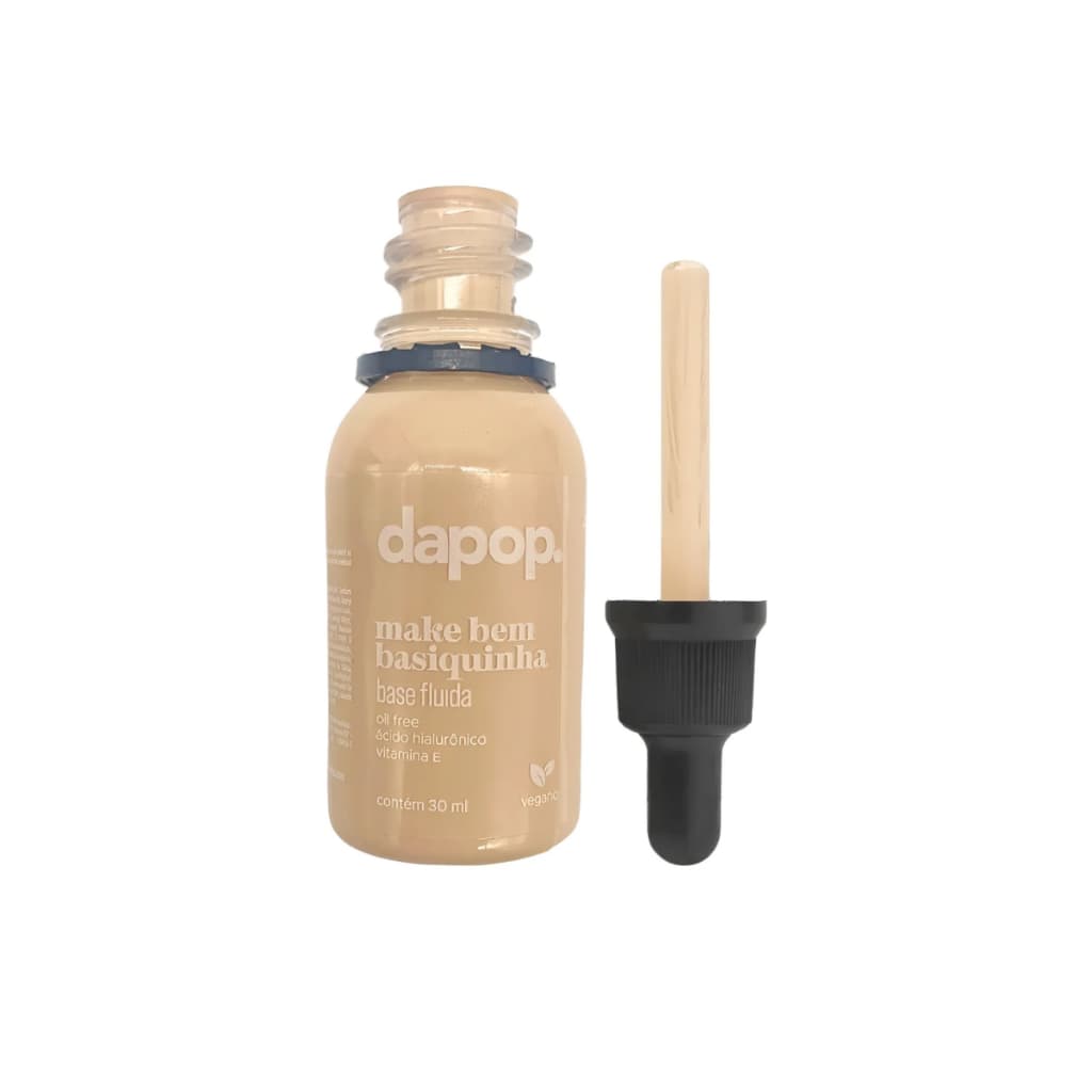 Base Líquida Dapop Fluída Cobertura Natural Maquiagem Facial