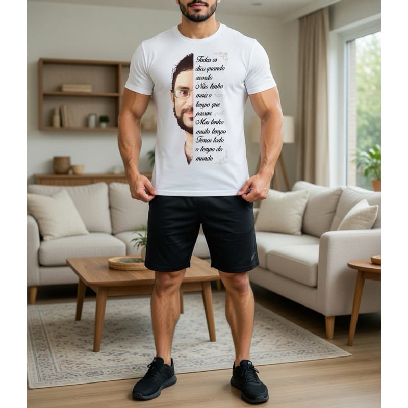 Camiseta Camisa Banda Rock Legião Urbana Renato Russo Roupa Masculina