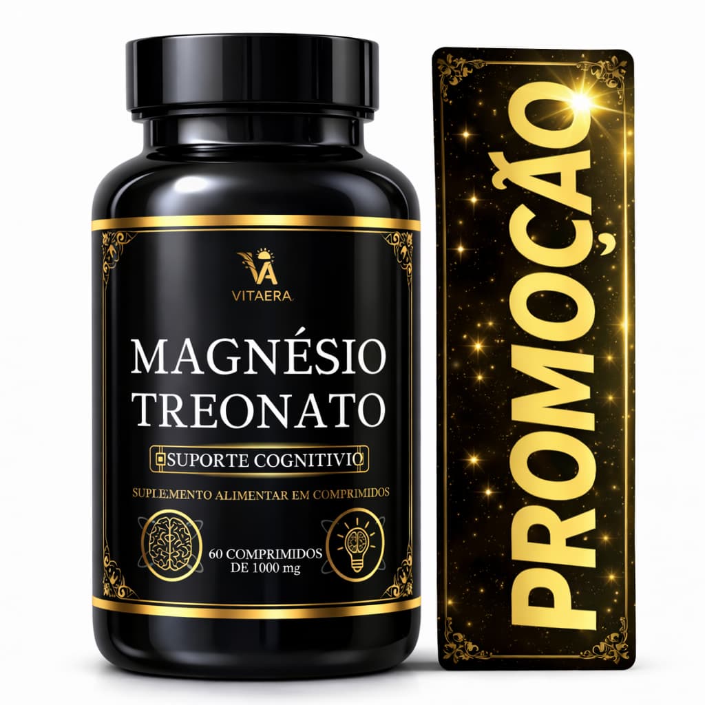 Treonato Magnesio Treonina Fórmula Concentrada 60 comprimidos - MAGNÉSIO TREONATO TESTADO APROVADO