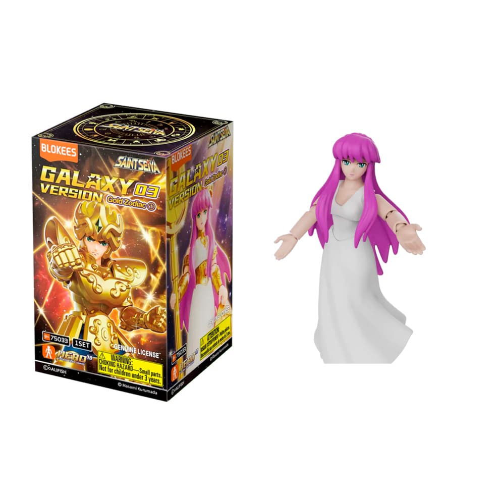 Boneco Cavaleiros Do Zodiaco Blokee Saori Kido Raro