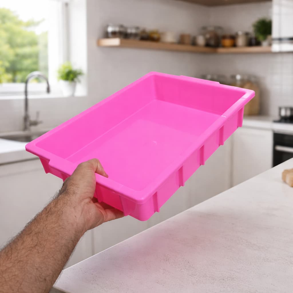 1 X Bandeja Organizadora 7L Resistente – Perfeita para Cozinha, Armários e Geladeira