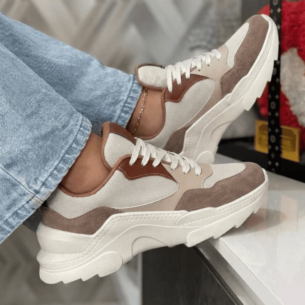 Tênis Feminino Casual Plataforma Confortável e Atemporal