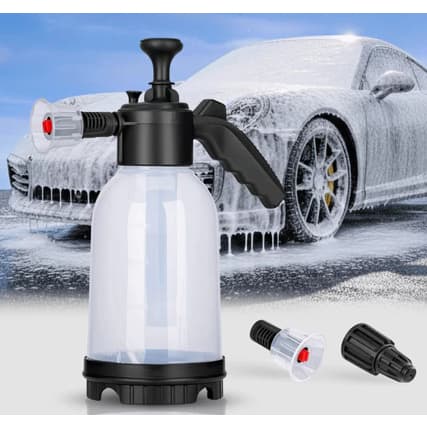 Pulverizador Snow foam Gerador de Espuma Manual 2 Litros Com 2 Bicos profissional Lavagem automotiva
