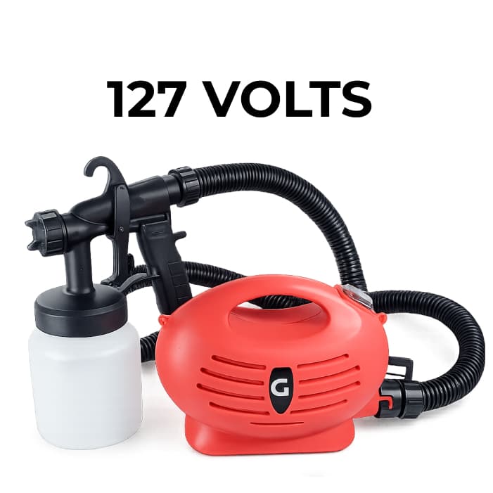 PISTOLA PULVERIZADORA DE TINTA COM COMPRESSOR 127V