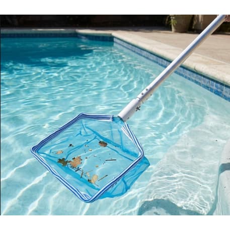 Peneira Cata Folhas Metálica Sodramar Tipo Puca Profissional Para Limpeza De Piscina Resistente