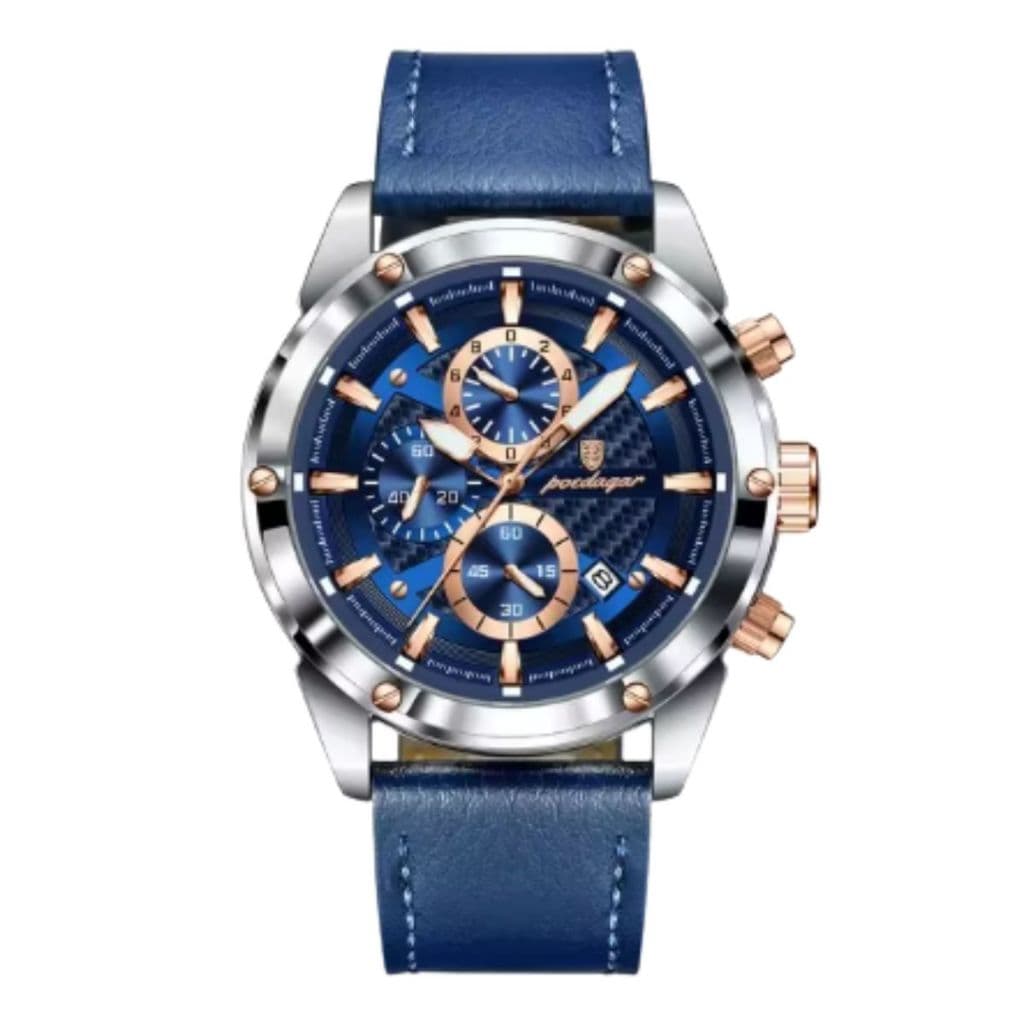 Relógio De Pulso De Quartzo Da Moda Esportiva Masculina Silicone Banda Calendário De Data Com Caixa