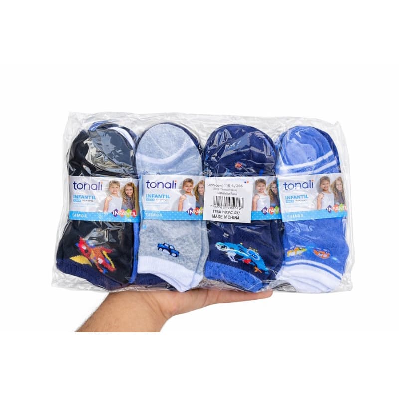 Meias Infantil Masculino 12 Pares