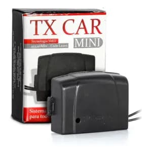 Controle Transmissor Universal Tx Car Aciona Portão com Farol Alto para Carro e Moto 12v