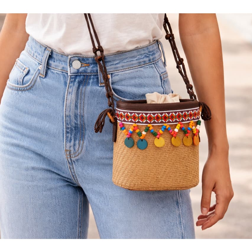 Bolsa Feminina Estilo Boho Chic Leve, Natural E Elegante