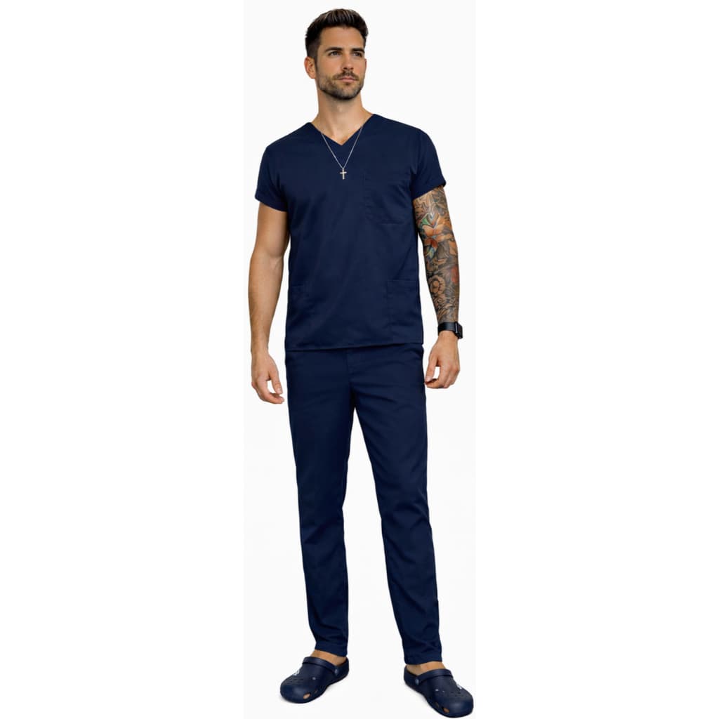 Pijama Cirúrgico Scrub Hospitalar Masculino Oxfordine