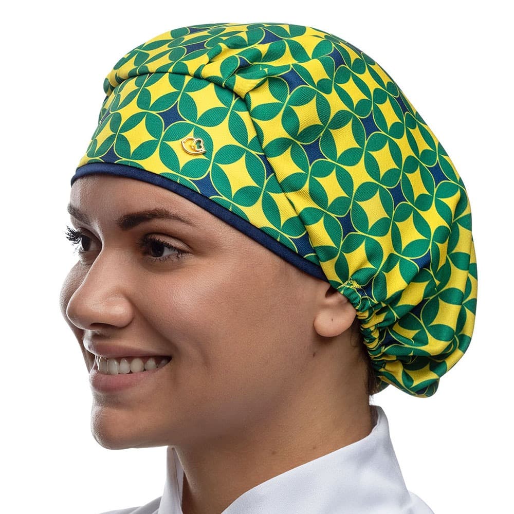 Touca Cirúrgica Estampada Brasil | Saúde, Gastronomia e Estética