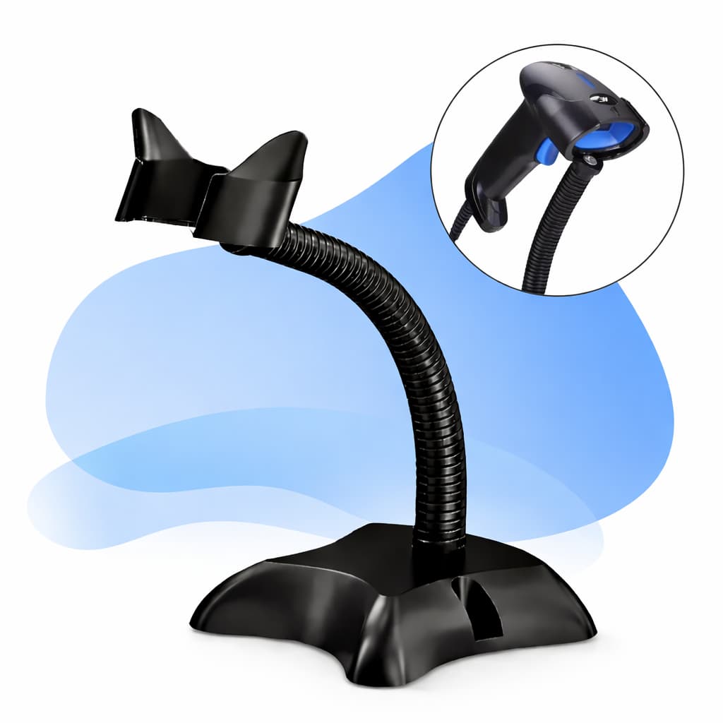 Suporte Para Leitor De Código de Barras Haste Flexível Universal SPX-LC150 Cor Preto