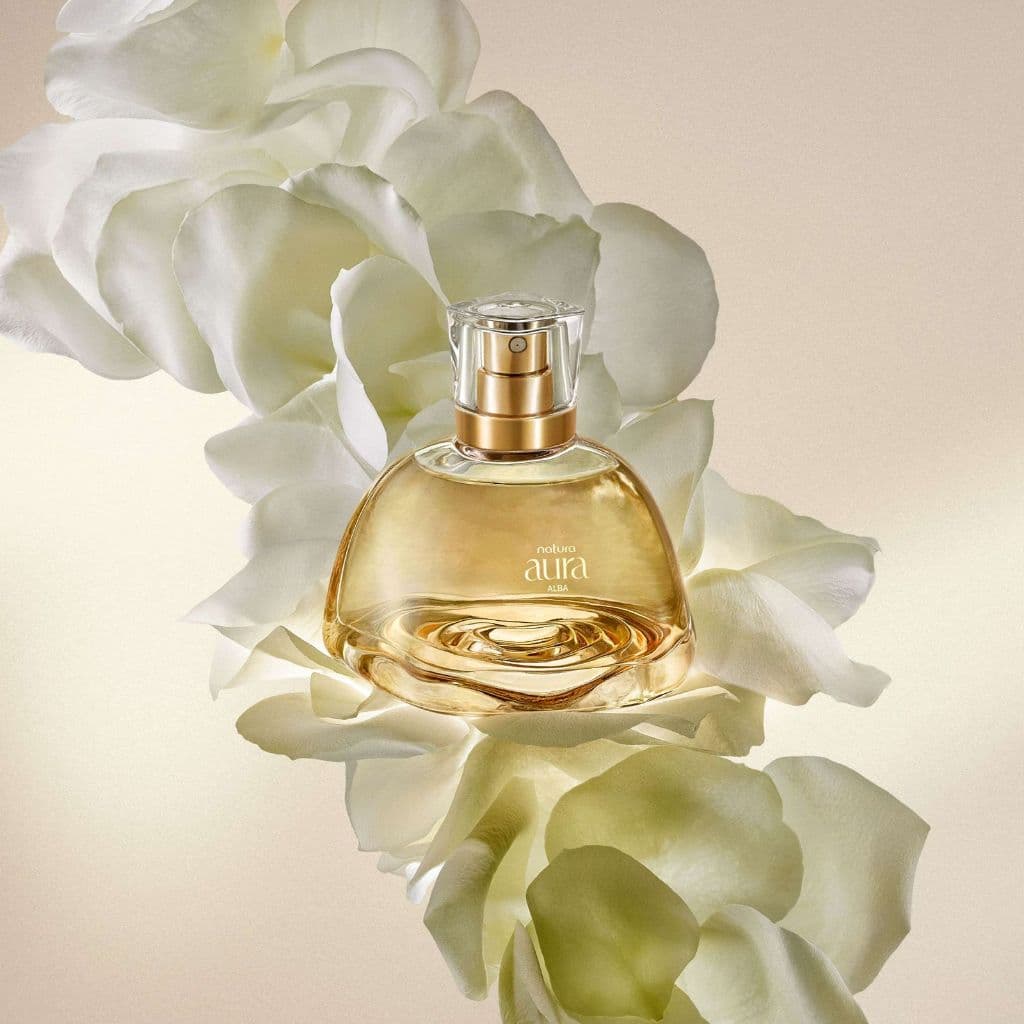 Perfume Feminino Natura Aura Alba Deo Parfum 75ml Original | Fragrância Elegante, Floral Sofisticada e Longa Duração