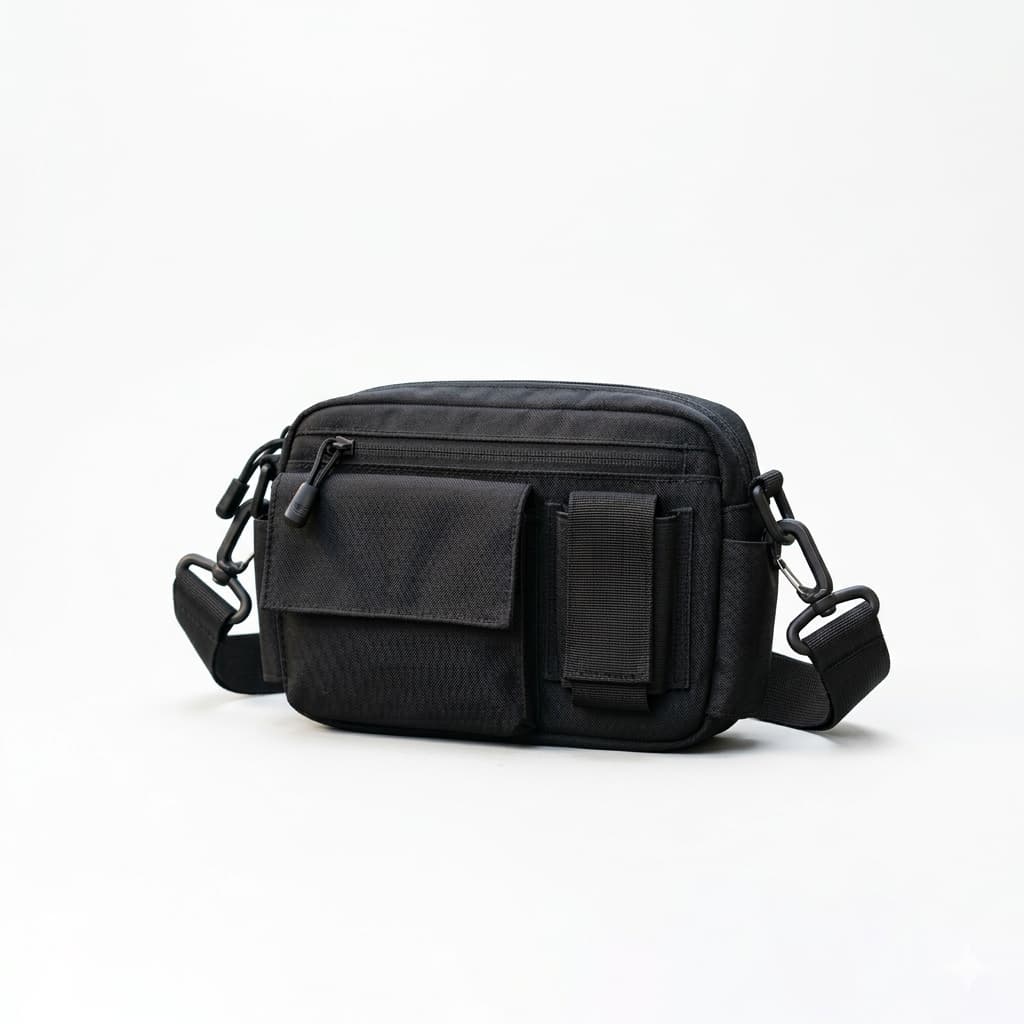 Mini Pochete Bag Tática Militar Transversal Modular Oxford resistente a agua