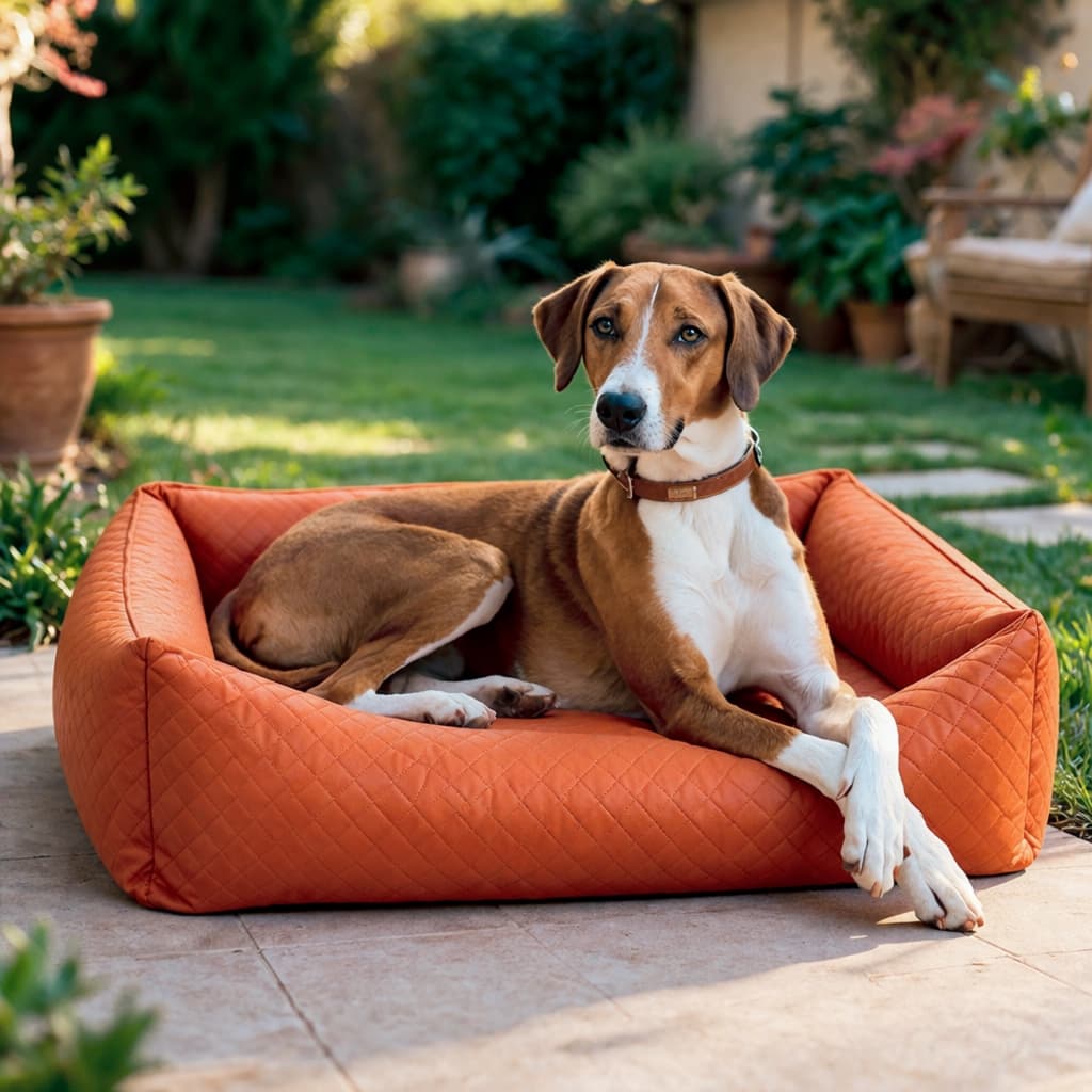 Cama Pet Couro Impermeável Courino Lavável Fácil  P M G e GG Costuras Resistentes Cachorro Gato Cão