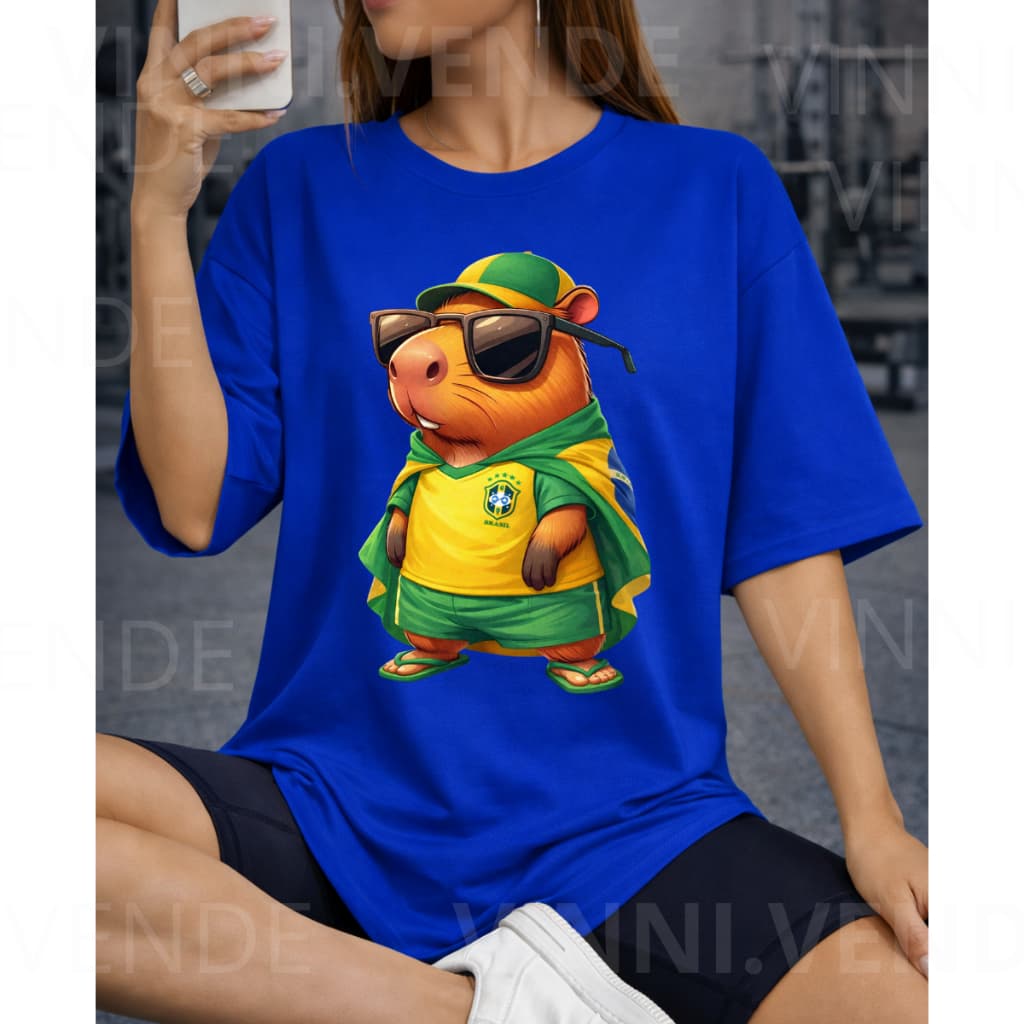 Camiseta Capivara Brasil Copa