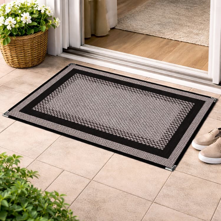 Tapete Sisal Lancer Porta Beira De Cama 50cmx80cm Capacho Sislle Beira de Cama Porta Antiderrapante