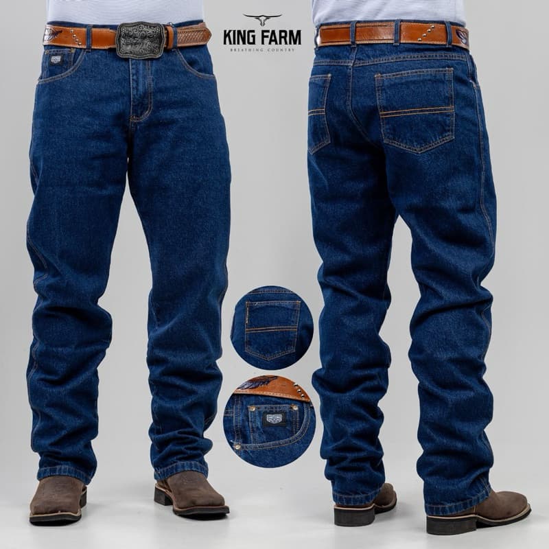 Calça Masculina Country | 98% de algodão | Resistente Corfortavel