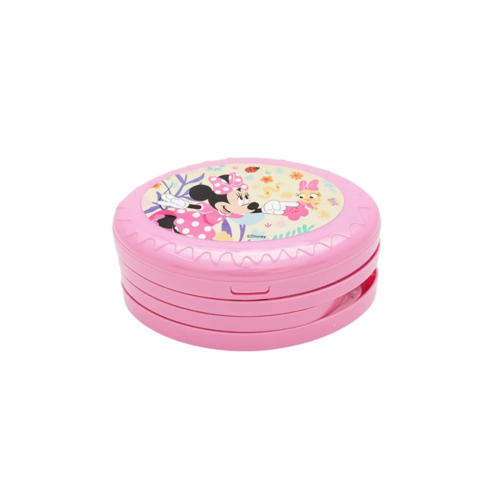 Paleta de Sombras Minnie Mouse  com Batom e Brilho - Maquiagem Infantil Completa para Presente de Menina Kids -  Fenzza