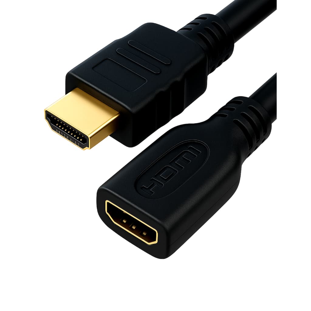 Extensão Hdmi 4k Hdr Cabo Extensor 2.0 Macho Fêmea 2 Metros