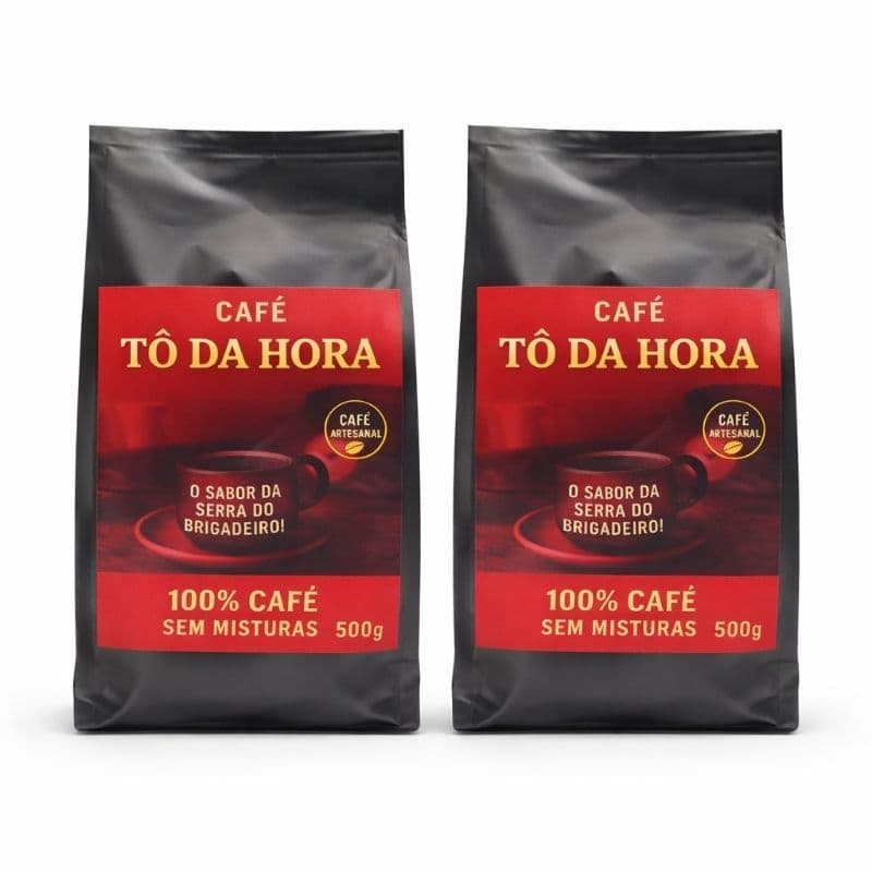 Café Moído 100% Arábica 1Kg - Puro, Fresco e Aromático