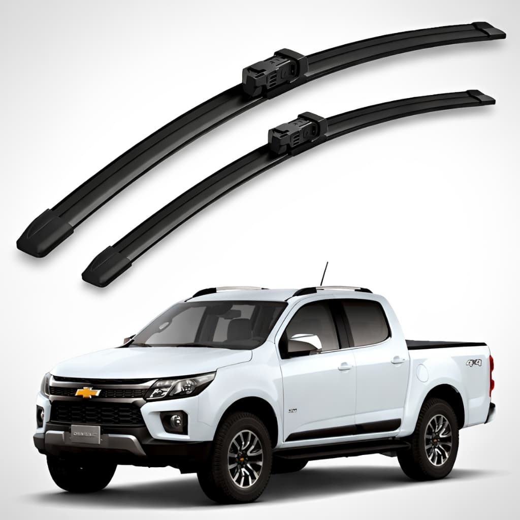 Kit Limpador Parabrisa Palheta Chevrolet S10 2020 2021 2022