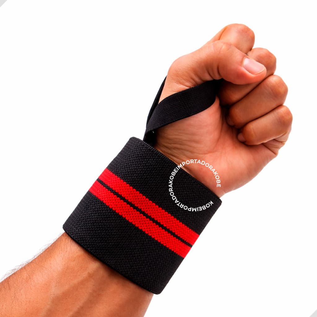 Munhequeira Academia Nylon Elastano Ajustável Velcro Musculação Crossfit Suporte Punho