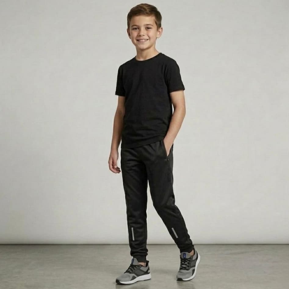 Calças Infantil Masculina Esportiva Confortável Calça Chipa Escolar Costura Forte Passeio do  2 ao 16