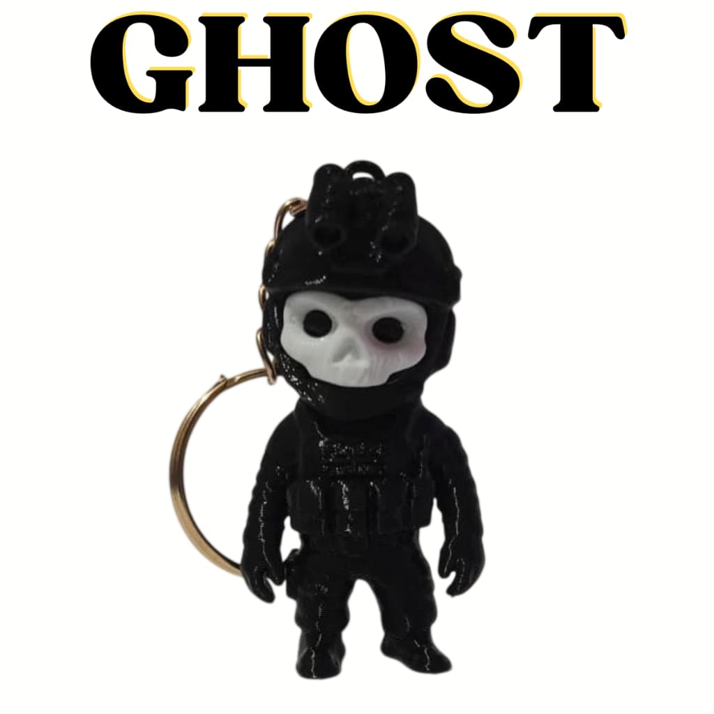 Chaveiro Ghost do COD | Call of Duty | Máscara de Caveira