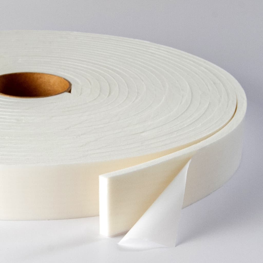 Fita Eva Branco Vedação Janela Porta Fresta 30mm X 5mm X 10M