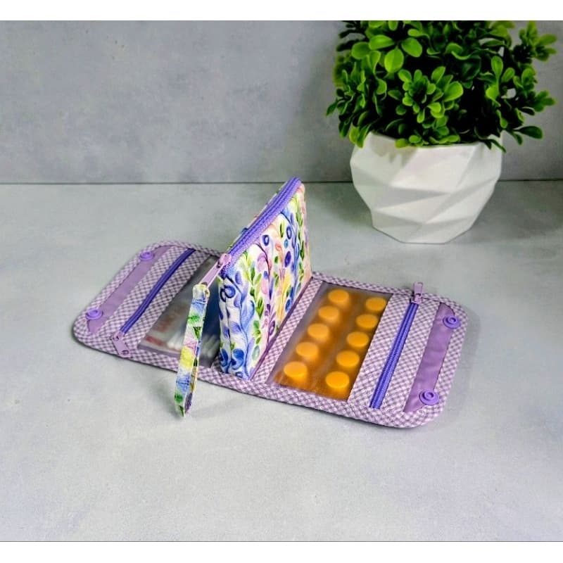 Mini nécessaire/Bolsinha/organizadores de bolsa.