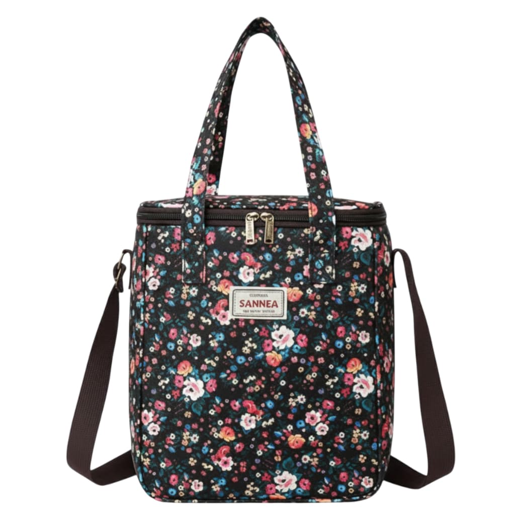 Bolsa Térmica Feminina Impermeável Lancheira Marmita Academia Trabalho Bebidas Elegante