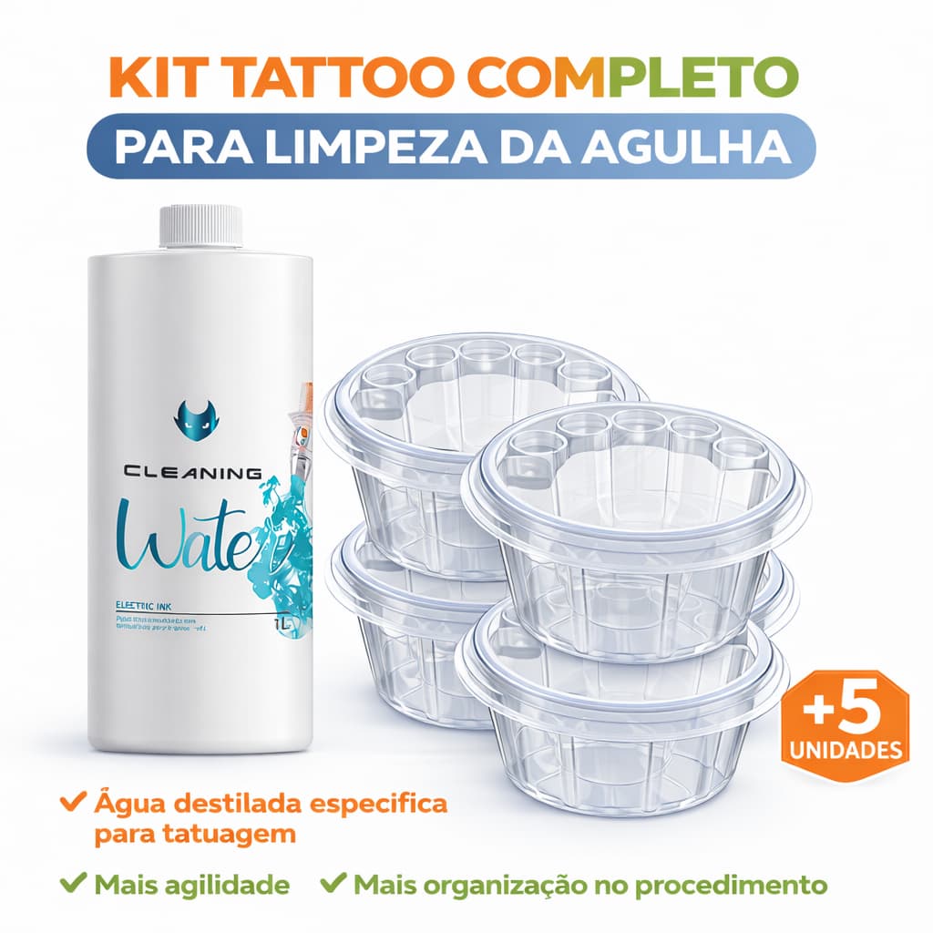 Água Destilada + Porta cartucho para sua Bancada completa ! + Limpeza e praticidade