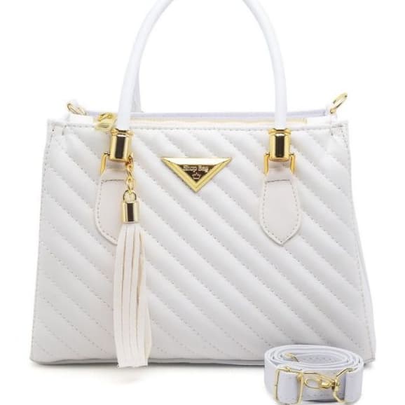 Bolsa Feminina Tamanho Médio Elegante Transversal Alça Corrente Dourada Moda Festa Casual