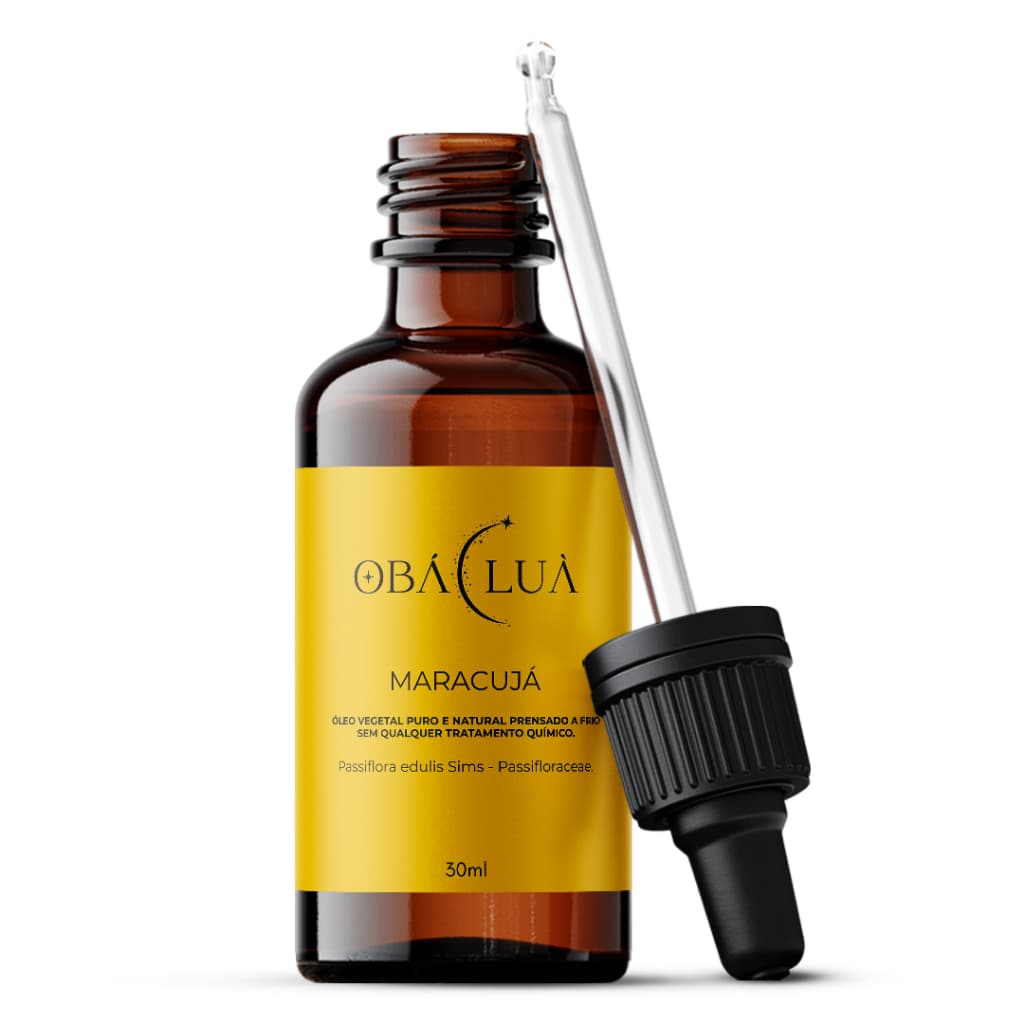 Óleo Vegetal de Maracujá OBÁ LUÀ 100% Puro – Uso Corporal e Capilar