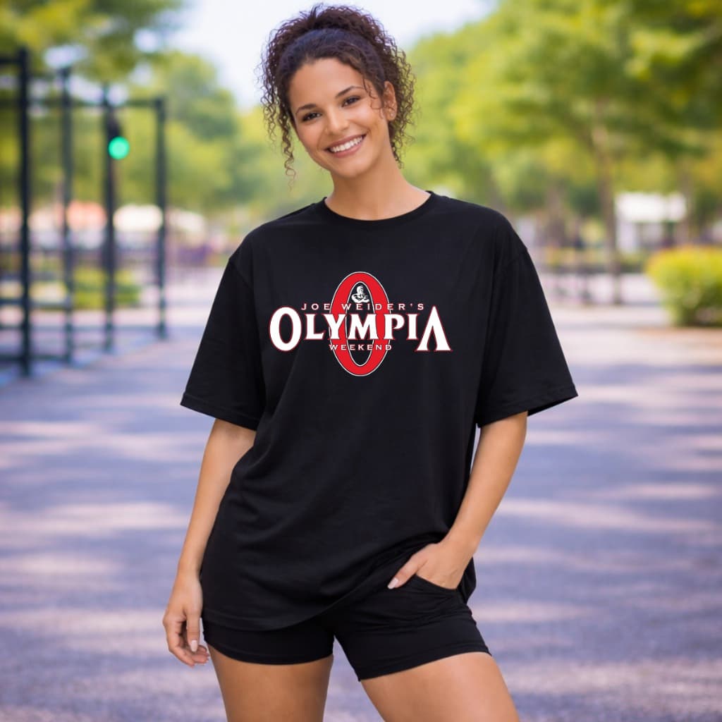 Camiseta Feminina Oversized Treino Academia Olympia Streetwear Blusa Casual Larga  100% Algodão