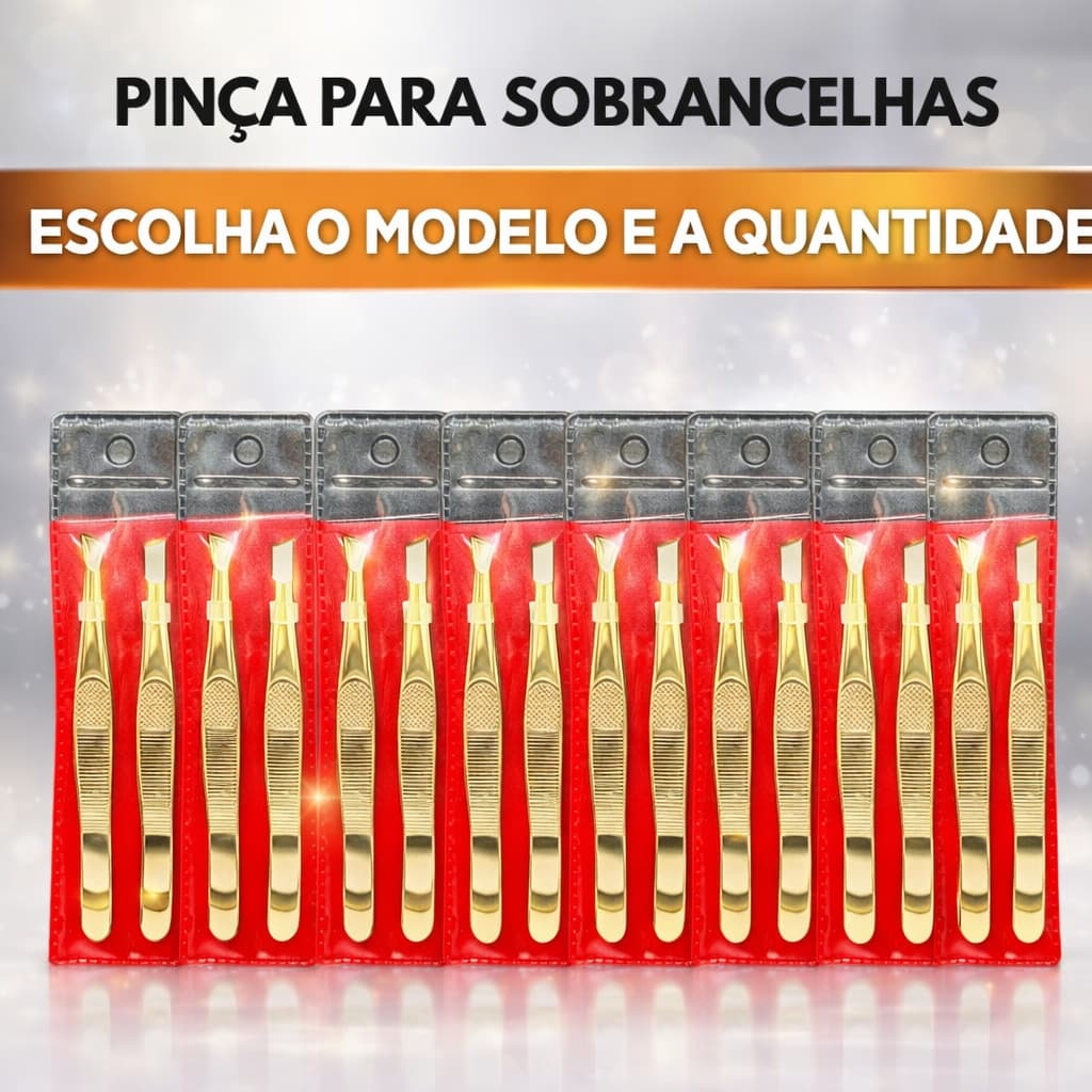 KIT Pinças Design De Sobrancelhas Solingen Aço Inox Profissional Sombrancelhas Designer Envio 24H